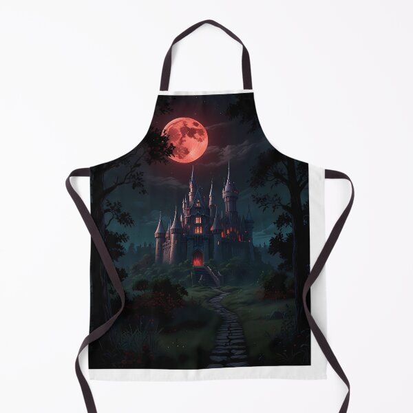 Item preview, Magic Gothic Castles Blood Moon Night Supernatural Photo designed and sold by ART ATTACK ZONE.