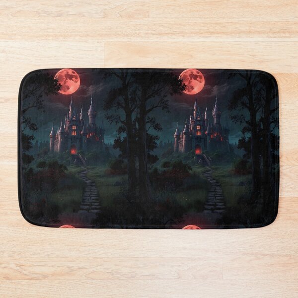 Item preview, Magic Gothic Castles Blood Moon Night Supernatural Photo designed and sold by ART ATTACK ZONE.