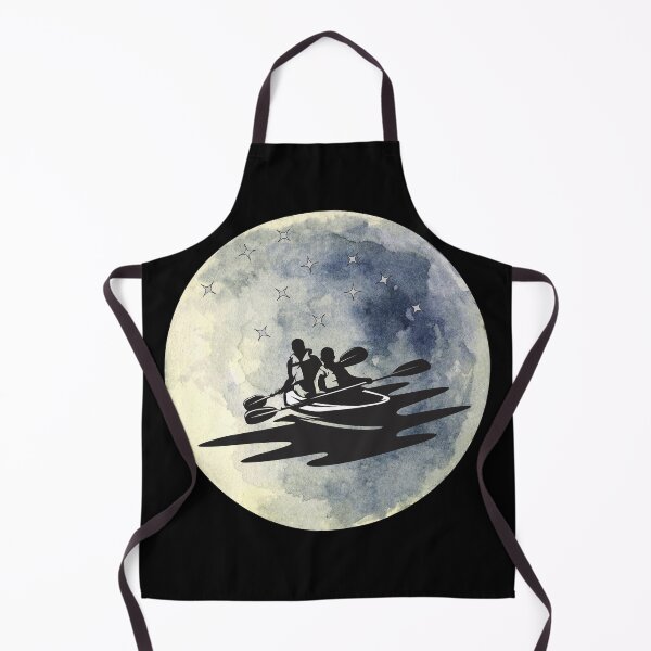 Item preview, Kayak Dreams in Lunar Glow.Paddling on the Moon. designed and sold by JAGA-ALIME.