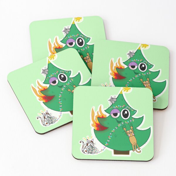 Item preview, Kitty Christmas Chaos designed and sold by Becca Bochna.