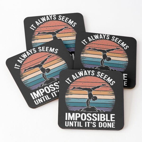 Item preview, Inspirational Gymnast: Balancing the Impossible on a Sunset Horizon designed and sold by love3617.