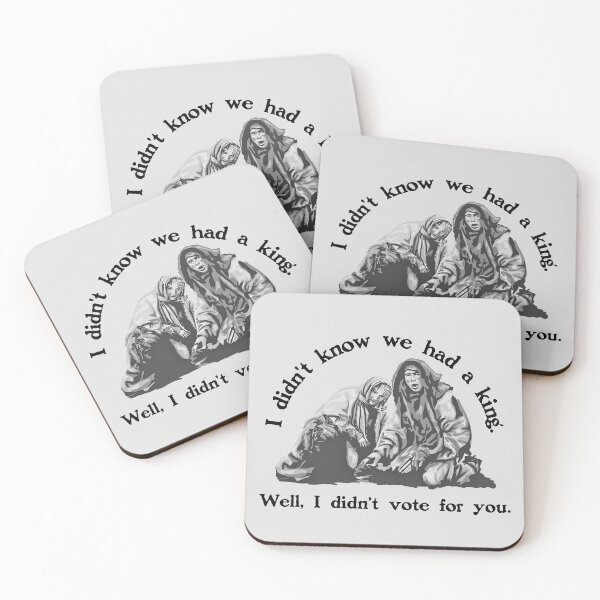 Item preview, Holy Grail Peasant Didn't Vote For The King designed and sold by Unhinged Heather.