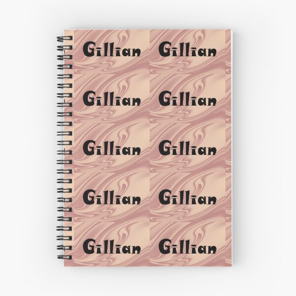 Item preview, Gillian Name Design - Cute Font, Minimalist, with Black Lettering :) designed and sold by Myriel-Myriel.