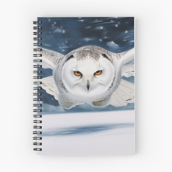 Item preview, Snowy Owl in Flight designed and sold by PetsArt.
