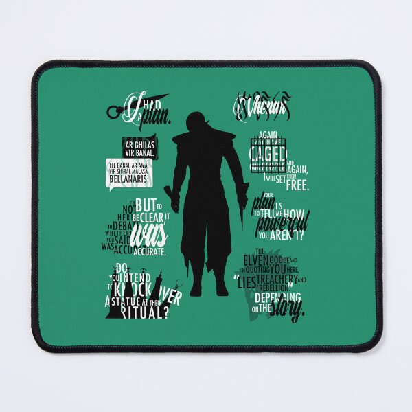 Item preview, Dragon Age Veilguard: Solas Quotes designed and sold by firlachieldraws.