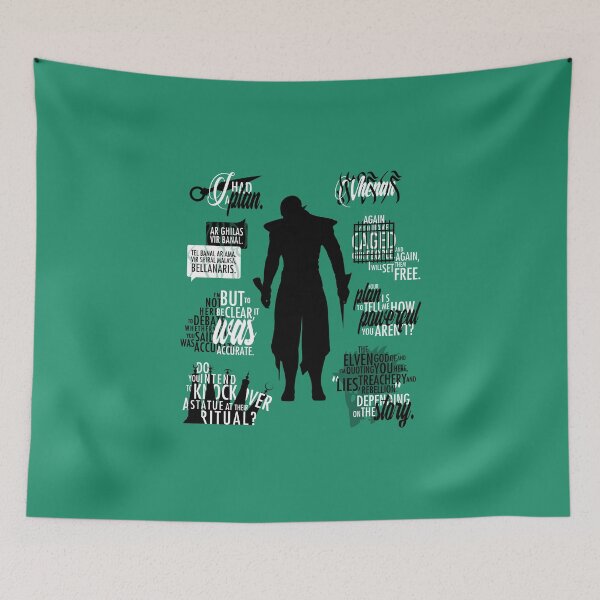 Item preview, Dragon Age Veilguard: Solas Quotes designed and sold by firlachieldraws.