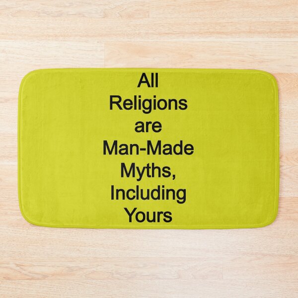 Item preview, All religions are man-made myths, including yours designed and sold by FerrariKing.