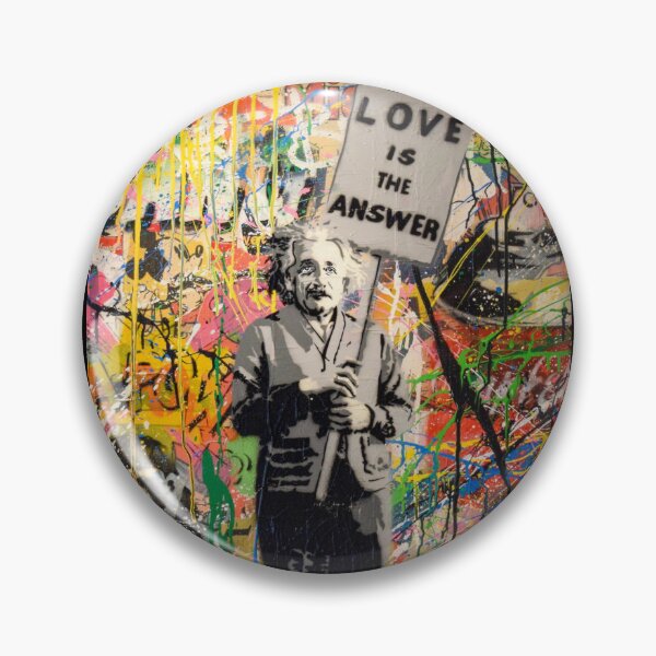 Item preview, Banksy - Love Is The Answer Einstein designed and sold by ByOxCe.