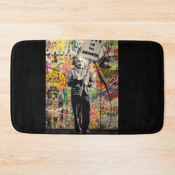 Item preview, Banksy - Love Is The Answer Einstein designed and sold by ByOxCe.