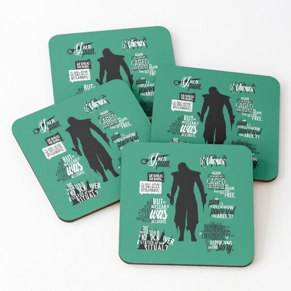 Item preview, Dragon Age Veilguard: Solas Quotes designed and sold by firlachieldraws.