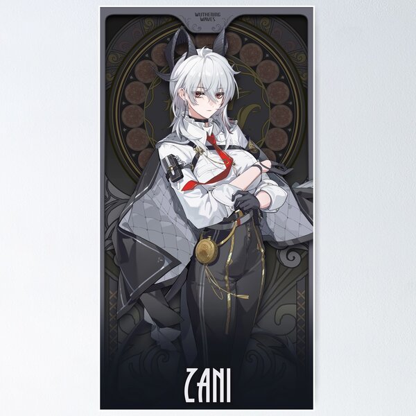 Item preview, Zani Official Poster Wuthering Waves designed and sold by Astral Drop.