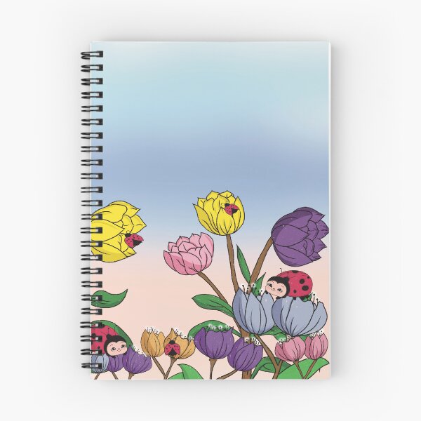 Item preview, Estampa com flores belas e joaninhas lindinha designed and sold by kathifarias.