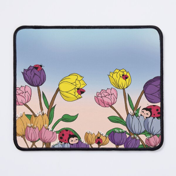 Item preview, Estampa com flores belas e joaninhas lindinha designed and sold by kathifarias.