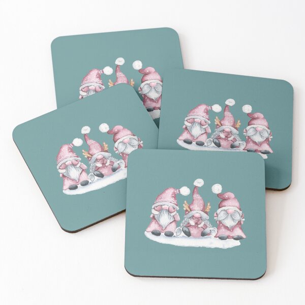 Item preview, Three Snowy Gnomes - see no, hear no, speak no designed and sold by HomeFreewithMe.