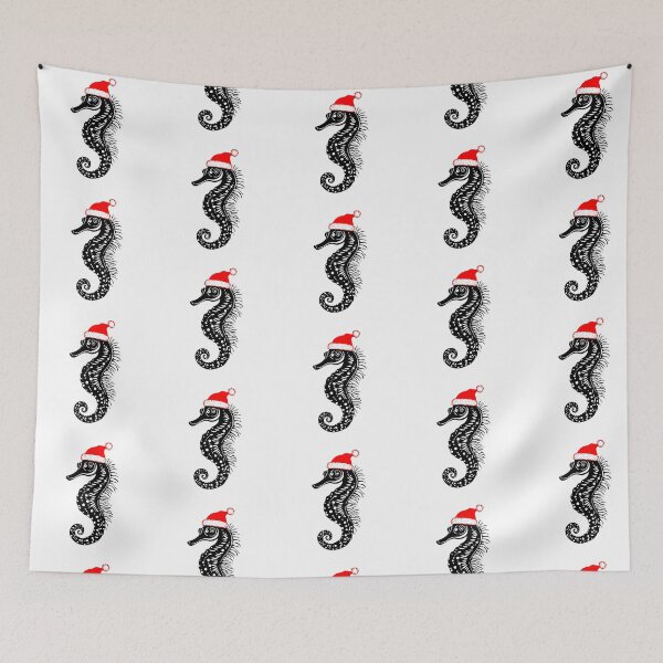 Item preview, Festive Seahorse Wonderland designed and sold by JollyCritters.