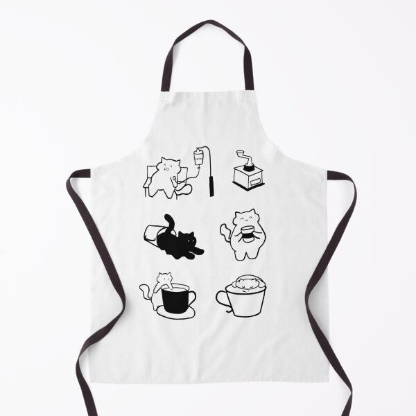 Item preview, Cat Coffee Break: Simple Line Art Design designed and sold by RM-Journey.