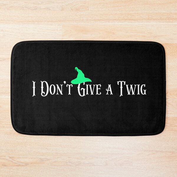 Item preview, Copy of I Don't Give a Twig Wicked Witch Hat White Text designed and sold by darkskydelights.