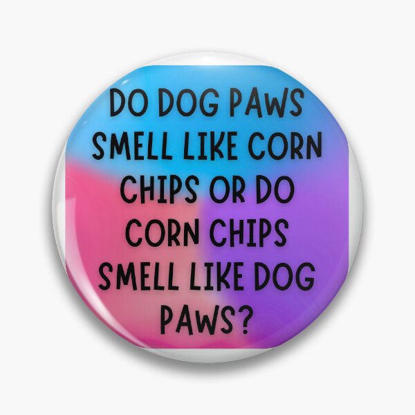 Item preview, Funny Dog Paws & Corn Chips Text Design – Vibrant Humor for Dog Lovers designed and sold by Fredster1966.