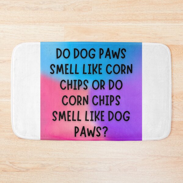 Item preview, Funny Dog Paws & Corn Chips Text Design – Vibrant Humor for Dog Lovers designed and sold by Fredster1966.