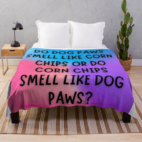 Item preview, Funny Dog Paws & Corn Chips Text Design – Vibrant Humor for Dog Lovers designed and sold by Fredster1966.
