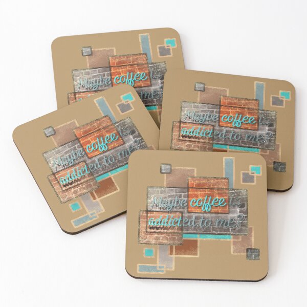 Item preview, Maybe Coffee is Addicted to Me? designed and sold by Alexandra Sutherland.