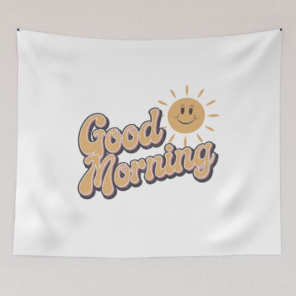 Item preview, Good Morning Sticker 1 designed and sold by lemurdesigns.