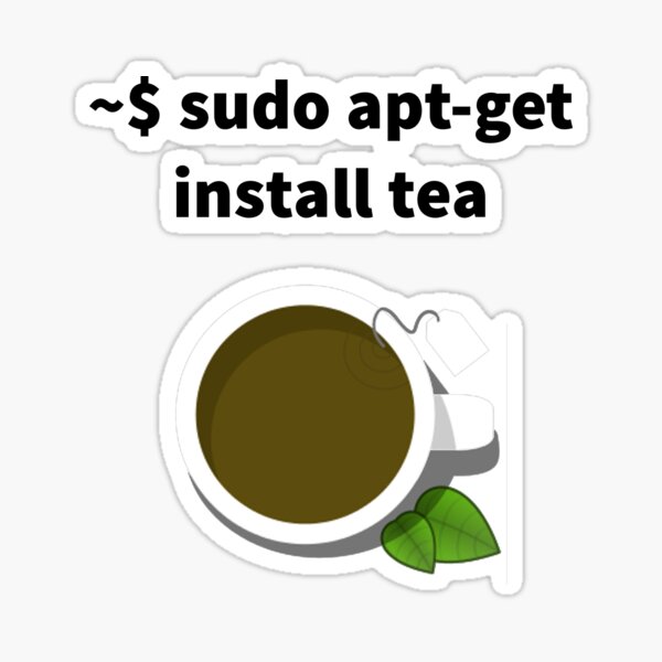 Item preview, Linux sudo apt-get install tea designed and sold by boscorat.