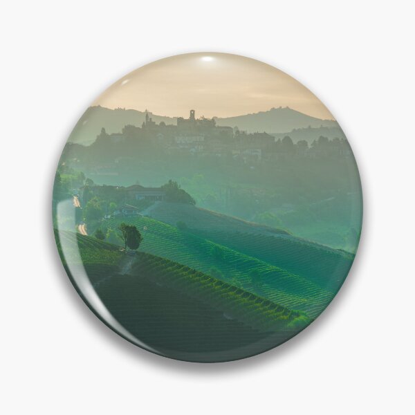 Item preview, Neive village and Langhe vineyards designed and sold by Stefano Orazzini.