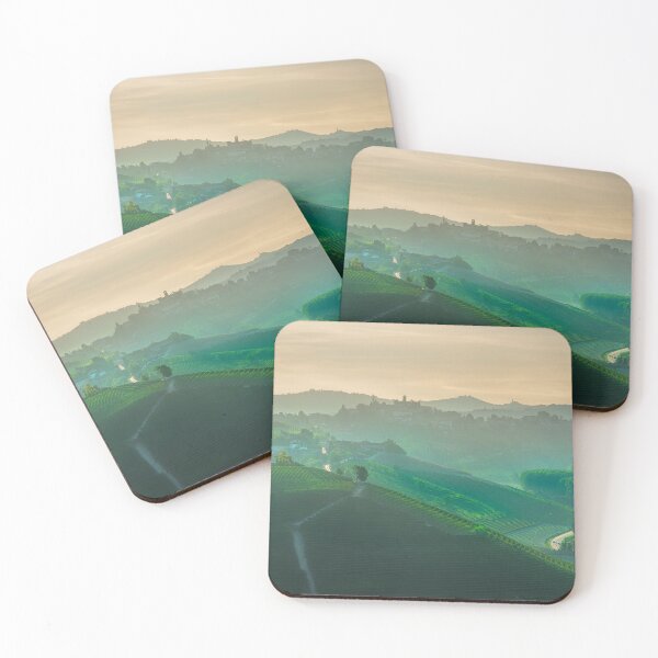 Item preview, Neive village and Langhe vineyards designed and sold by Stefano Orazzini.