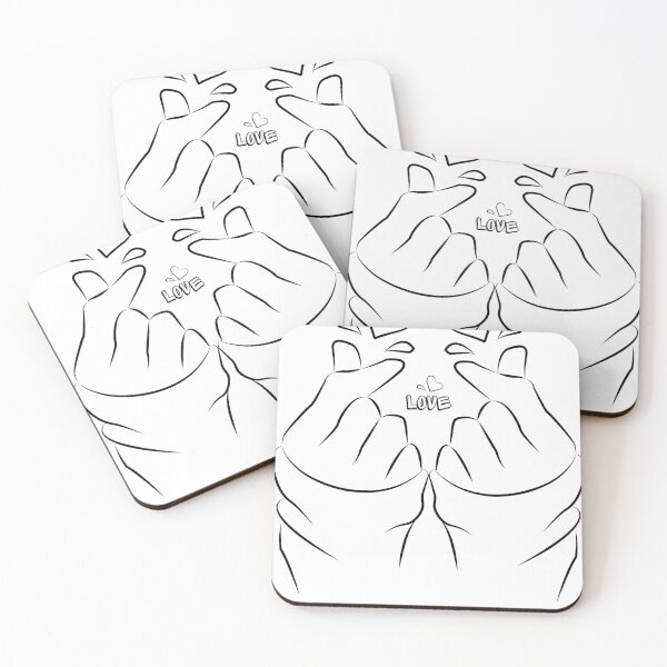Item preview, cute finger heart designed and sold by perfect  world.