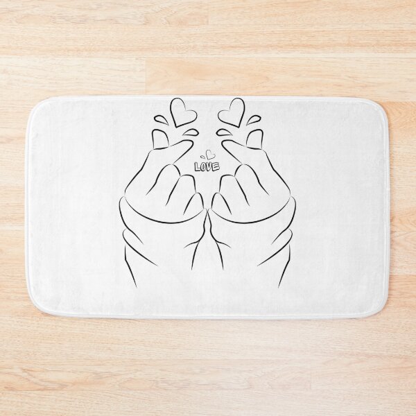 Item preview, cute finger heart designed and sold by perfect  world.