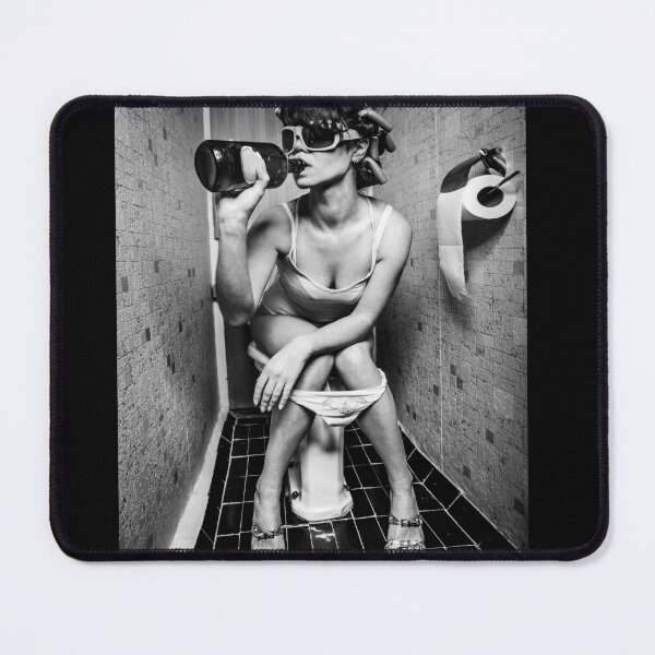 Item preview, Girl Drinking on Toilet  designed and sold by ByOxCe.