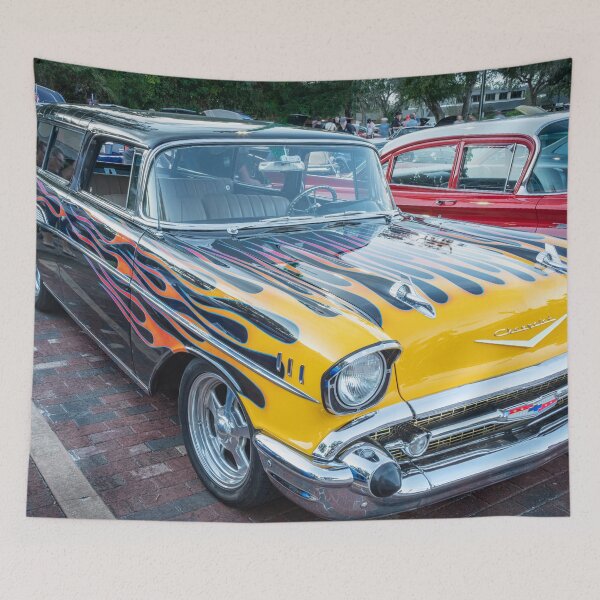 Item preview, 1957 Black Chevrolet Bel Air Nomad Station Wagon X118 designed and sold by RichFrancoCars.