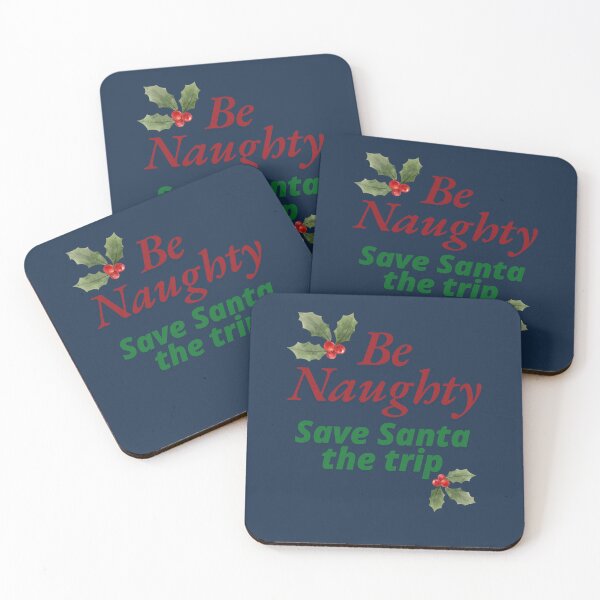 Item preview, Be Naughty - Save Santa the Trip designed and sold by HomeFreewithMe.
