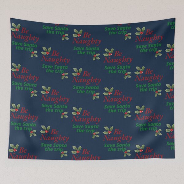 Item preview, Be Naughty - Save Santa the Trip designed and sold by HomeFreewithMe.