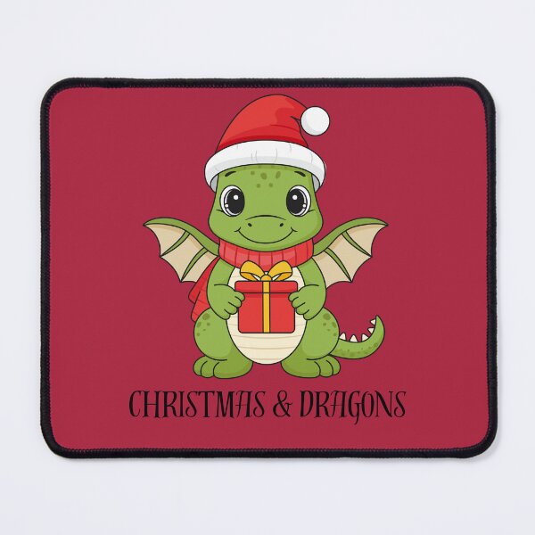 Item preview, Christmas & Dragons D&D Holiday Design designed and sold by andreab313.