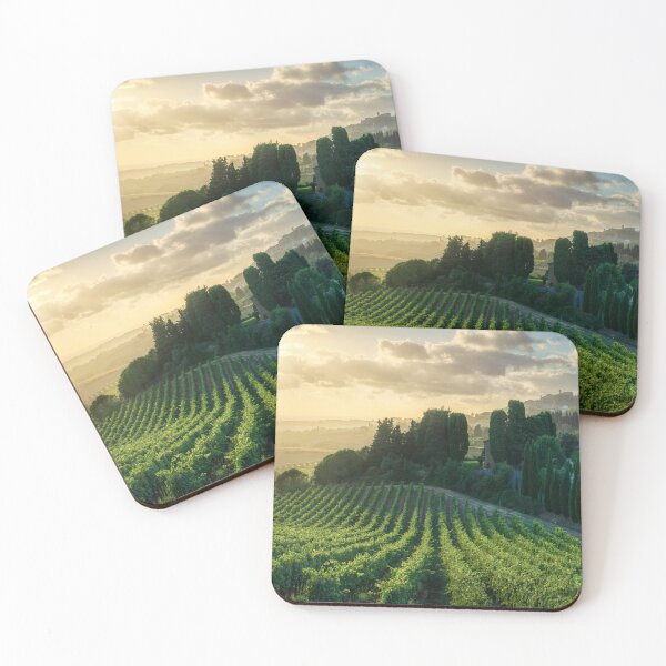 Item preview, Golden sunset over the Maremma vineyards designed and sold by Stefano Orazzini.