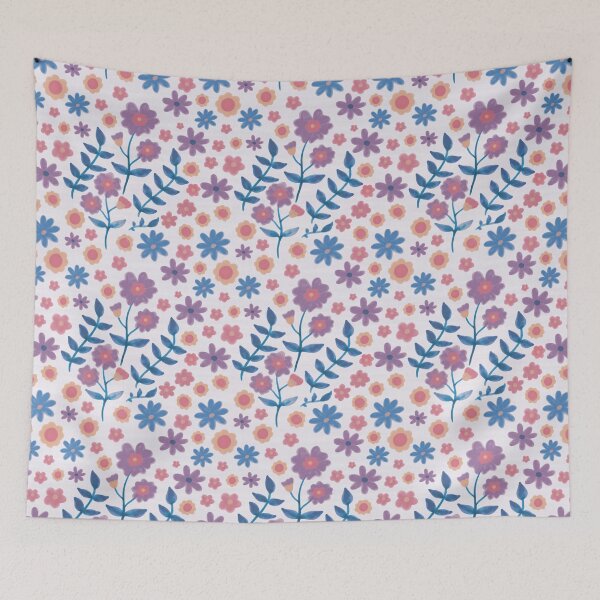 Item preview, A Symphony of Blooms seamless pattern - ST 0005 B designed and sold by The Colorful Corner.