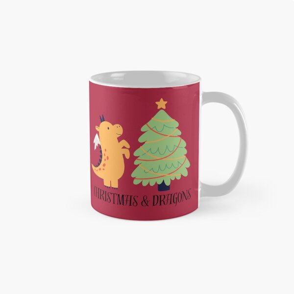 Item preview, Christmas & Dragons D&D Holiday Design  designed and sold by andreab313.