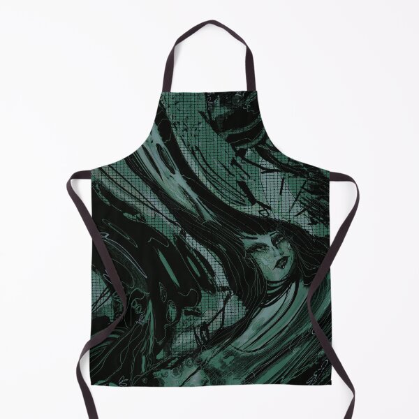 Item preview, Green Psychedelic artwork of Goth Girl designed and sold by dulainula.