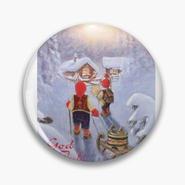 Item preview, Glædelig Jul God Jul Nordic Gnomes Tomte Nisse norwegian christmas designed and sold by TeeARTHY.