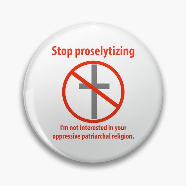 Item preview, Stop proselytizing  designed and sold by Rachel the Artist .