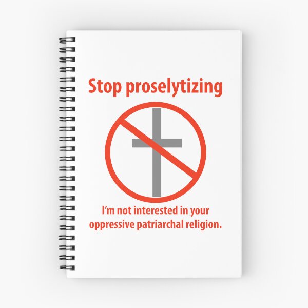 Item preview, Stop proselytizing  designed and sold by Rachel the Artist .