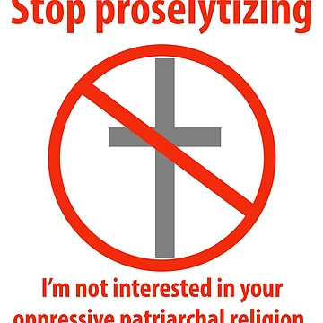 Artwork thumbnail, Stop proselytizing  by Rachel the Artist 