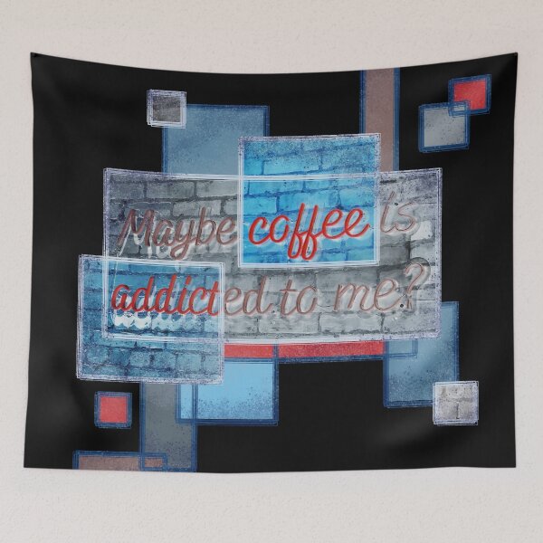 Item preview, Maybe Coffee is Addicted to Me? V2 Inverted designed and sold by Alexandra Sutherland.