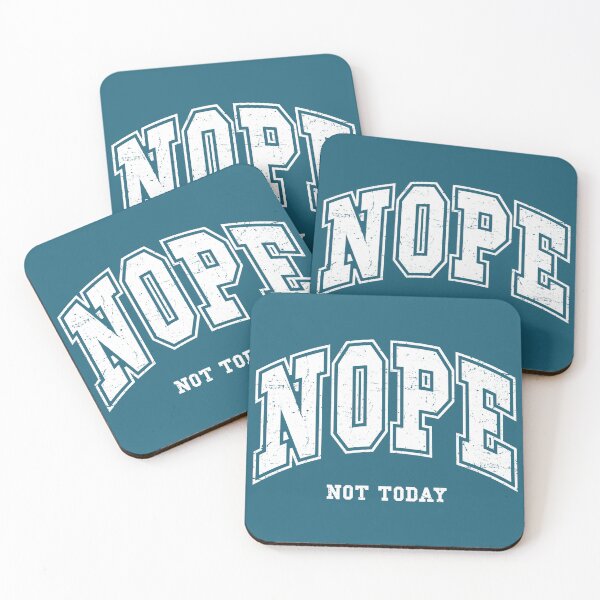 Item preview, Nope, Not Today – Minimalist Refusal designed and sold by Aredbox.
