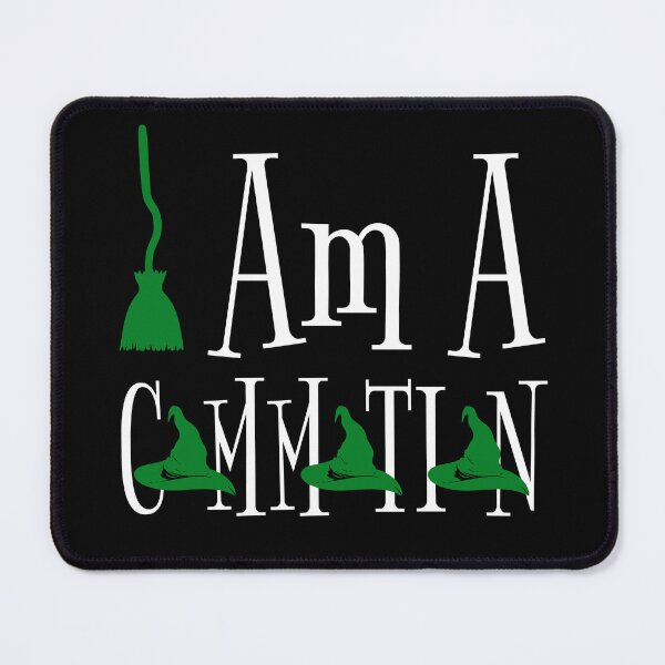 Item preview, I Am A Commotion Wicked Witch Hat White Text designed and sold by darkskydelights.