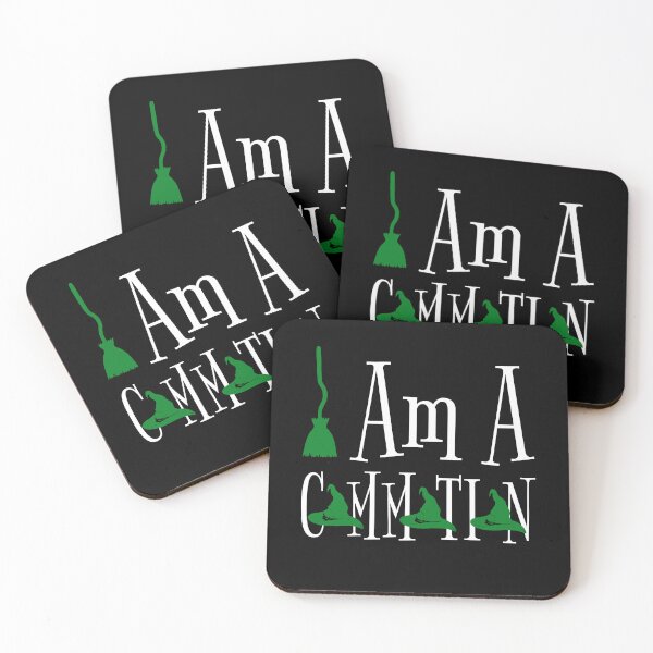 Item preview, I Am A Commotion Wicked Witch Hat White Text designed and sold by darkskydelights.