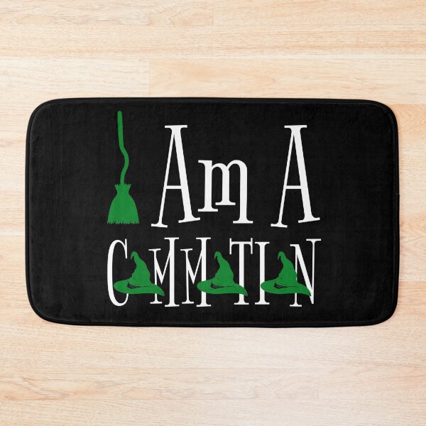 Item preview, I Am A Commotion Wicked Witch Hat White Text designed and sold by darkskydelights.