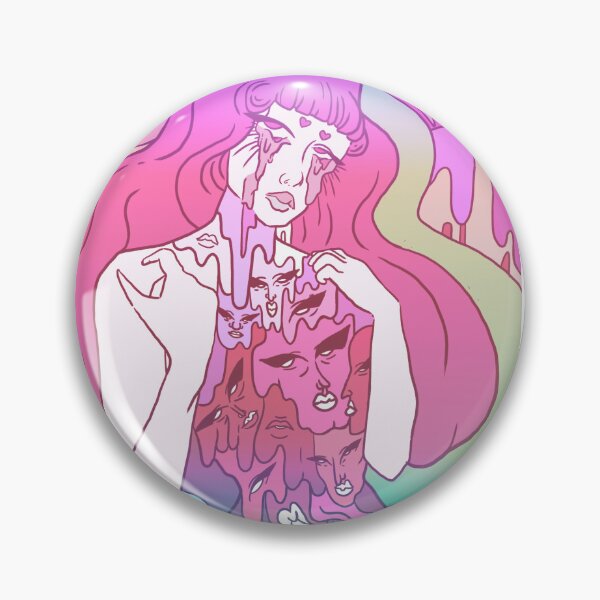 Item preview, Chica de cabello rosa llorando y con caras chorreantes designed and sold by dulainula.